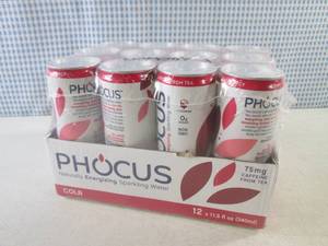 lot 218 image: (B-2) 12-Pack Phocus Cola Sparkling...