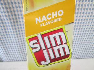 lot 225 image: (B-2) Box of 24 Slim Jim Nacho Smok...