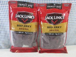 lot 250 image: (B-3) 2 Family Size Bags Jack Links...