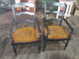 lot 265 image: (HDW) Pair of Vintage Wood Cottage ...