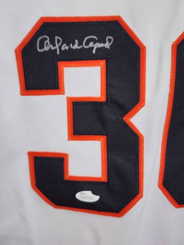 Orlando Cepeda Signed San Francisco Giants Orange Jersey JSA COA