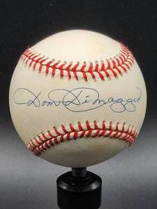 lot 13 image: Boston Red Sox Great Dom Dimaggio Autographed Baseball with COA