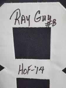 lot 18 image: Oakland Raiders Great Ray Guy Autographed Football Jersey with COA