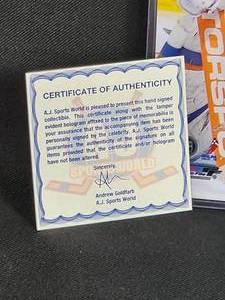 lot 45 image: Edmonton Oilers Great Nikolia Khabibulin Autographed Photo with COA