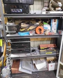 lot 29 image: Shelving and every thing on it.