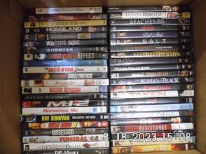 lot 56 image: Box of DVDs