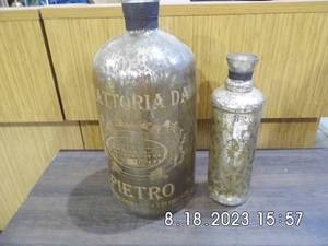 lot 69 image: 2 Glass Bottles