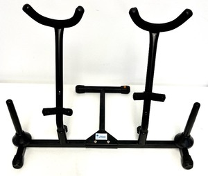 lot 32 image: HAMILTON WORLD STANDS Folding Alto and Tenor Saxophone Stand