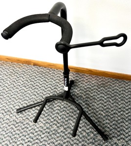 lot 31 image: Collapsible and Adjustable Guitar Stand by ON STAGE STANDS.