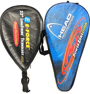 lot 52 image: 2 Racquetball Rackets - HEAD and E-FORCE TITANIUM The Power of Light &