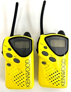 lot 62 image: Battery Operated MIX MOTOROLA TALK A BOUT Walkie Talkies & KENWOOD FM Transceivers