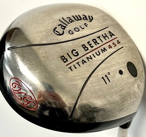 lot 83 image: CALLAWAY  BIG BERTHA 11 TITANIUM Driver  3 and 5 WAR BIRD Drivers with Covers