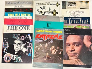 lot 87 image: Make some Beautiful Music Lot of various Styles of Sheet Music from Ballads  Singer Songwriters and Lesson Books and more