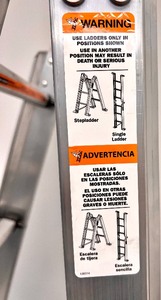 lot 91 image: Aluminum MURPHY LADDER Multi Position