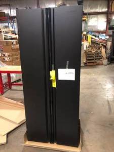 Husky 4-Piece Regular Duty Welded Steel Garage Storage System in Black  Customer Returns See Pictures