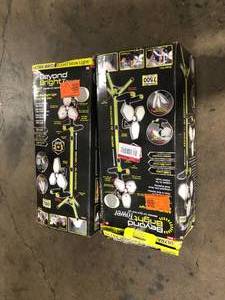Lot of 2 BEYOND BRIGHT 70-Watt Tower Light with Tripod Stand  Customer Returns See Pictures