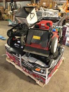 Pallet of Assorted Murray Lawn Mowers  Customer Returns See Pictures