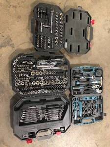 Lot of Assorted Tool Sets Different Conditions and Models   Customer Returns See Picture