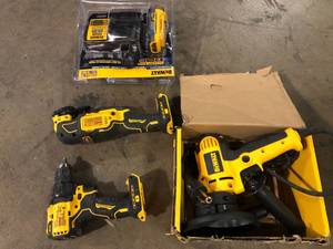 Lot of Assorted Dewalt Power Tools Different Conditions and Models   Customer Returns See Picture