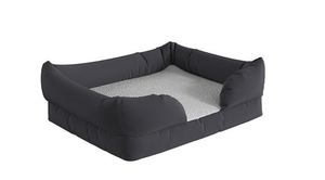 lot 45 image: Flash Furniture Orthopedic Memory Foam Joint Relief Bolster Dog Bed - Small