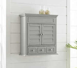 lot 14 image: NEW Crosley Lydia Wall Cabinet