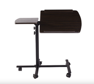 lot 19 image: Comfort Products Angle and Adjustable Height Dual Surface Mobile Laptop Computer Desk - Espresso