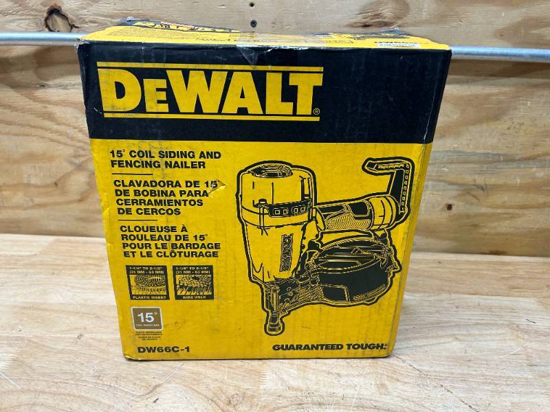 DEWALT Pneumatic 15 Degree Coil Siding Nailer DW66C 1 Savage