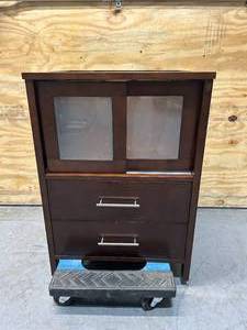 lot 33 image: RONBOW MODEL # 035823-F08 Minerva 23 Bathroom Vanity Base Cabinet in Cinnamon