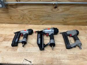 lot 34 image: PORTER CABLE Lot of 3- BradFinish Nailers