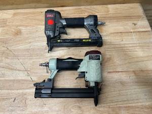lot 53 image: SENCO & TOOL SHOP 18 Gauge Staple Guns