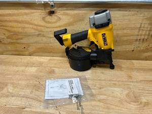 lot 78 image: DEWALT Pneumatic 15-Degree Coil Siding Nailer (DW66C-1)