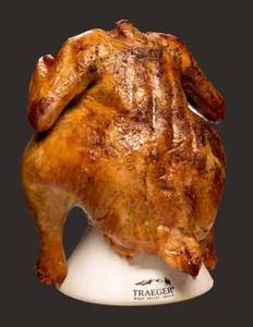 lot 59 image: TRAEGER Chicken Roasting Throne with Chicken Rub Citrus & Black Pepper