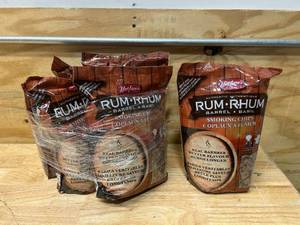 lot 60 image: MAC LEANS Lot of 5 Bags of- Rum Rhum Smoking Chips