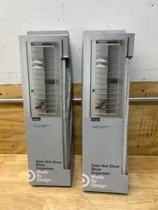 lot 84 image: Lot of 2- Over-the-Door Shoe Organizers