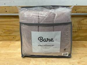 lot 90 image: BARE 8 Piece Bedding Set- Queen