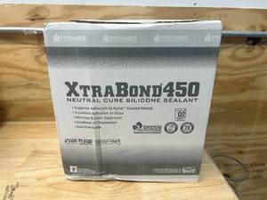 lot 92 image: PREMIER BUILDING SOLUTIONS Case of Xtra Bond 450 Neutral Cure Silicone Sealant- Clear (24 tubes)