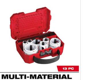 lot 117 image: MILWAUKEE Hole Dozer General Purpose Bi-Metal Hole Saw Set (13-Piece)