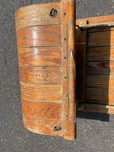 lot 167 image: Vintage Adirondack Tobaggan