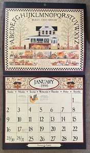 lot 107A image: 7 Country Themed Calendars