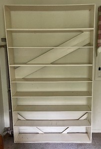 lot 73 image: Large White Shelf