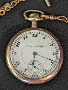 lot 183 image: Vintage Hampden Watch Co Pocket Watch
