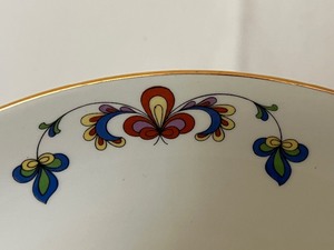 lot 36A image: Porsgrund Farmers Rose Platter