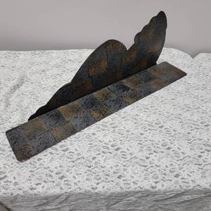 lot 26 image: Reclining Woman Metal Art Sculpture by Sara Zarcone
