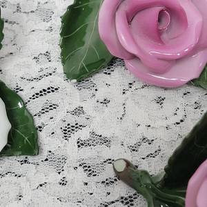 lot 110 image: Herend Hand Painted Porcelain Rose, set of 4as