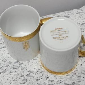 lot 79 image: Tiffany & Co F L Wright Coffee Mug Cups  set of 2