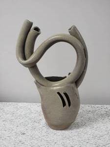 lot 35 image: Studio Art Pottery Nest Sculpture by Gilstrap