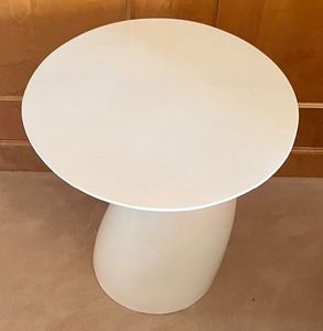 lot 61 image: White Corbin Side Table