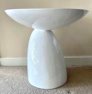 lot 95A image: White Corbin Side Table