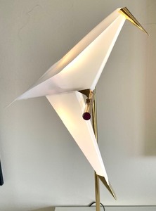 lot 20 image: Perching Bird Table Lamp (Replica)