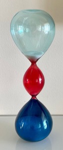 lot 56 image: Art Glass Style Sand Timer by Tozai
